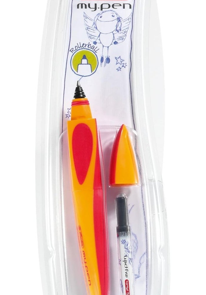 Herlitz my.pen Ink Roller - Orange/Red - Image 3